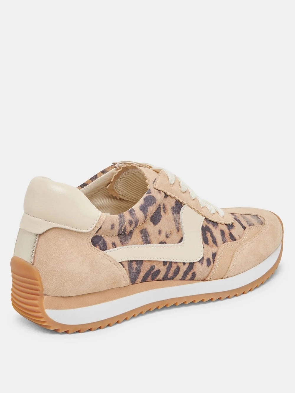 Dolce Vita Leopard suede b nted sneakers NWT - Picture 3 of 15
